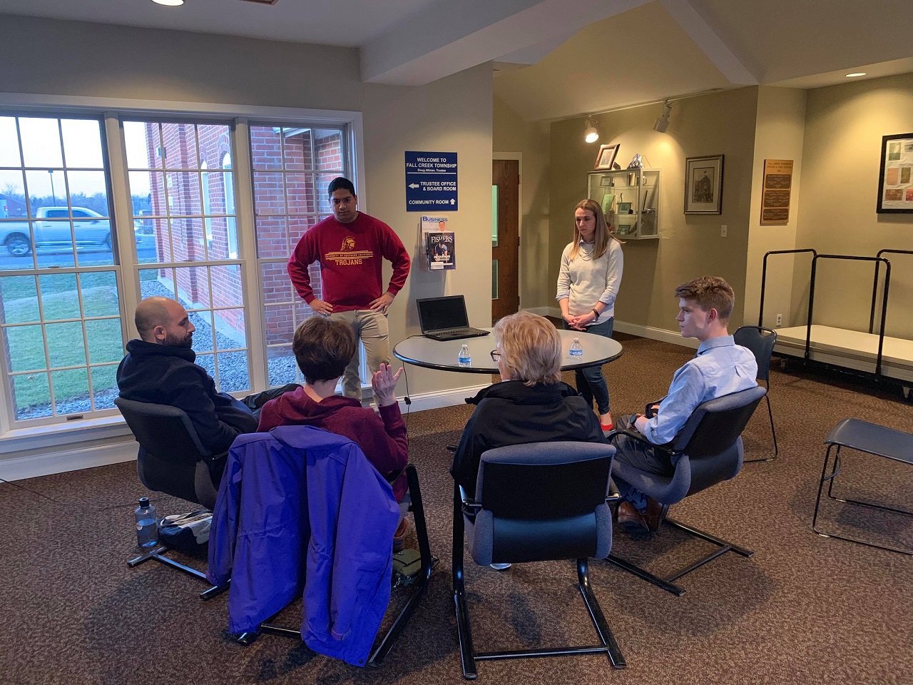 Municipal Training for Volunteers at the Fall Creek Township Office in Fishers by the Hamilton County Young Democrats